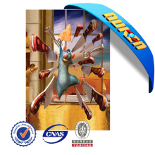 Impressão feita sob encomenda Lenticular de alta qualidade do cartaz do tamanho 3D